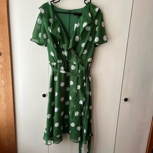 Lane Bryant faux wrap dress NWT